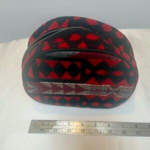 NWOT PENDELTON Geometric Red and Black Women's Accessory Pouch